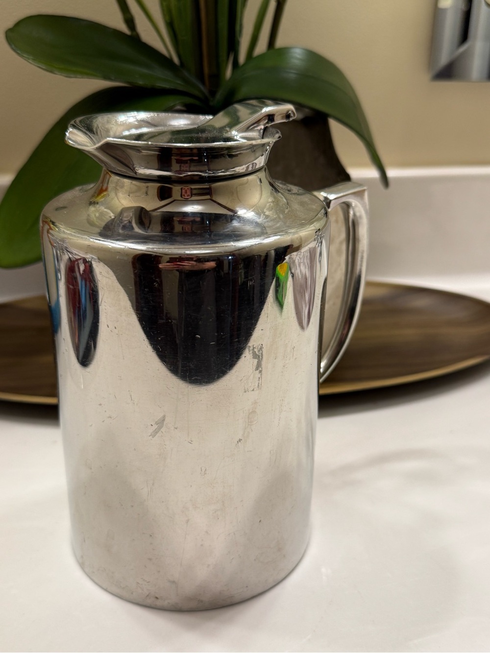sambonet Italy Stainless Steel Pitcher with Handle 24oz